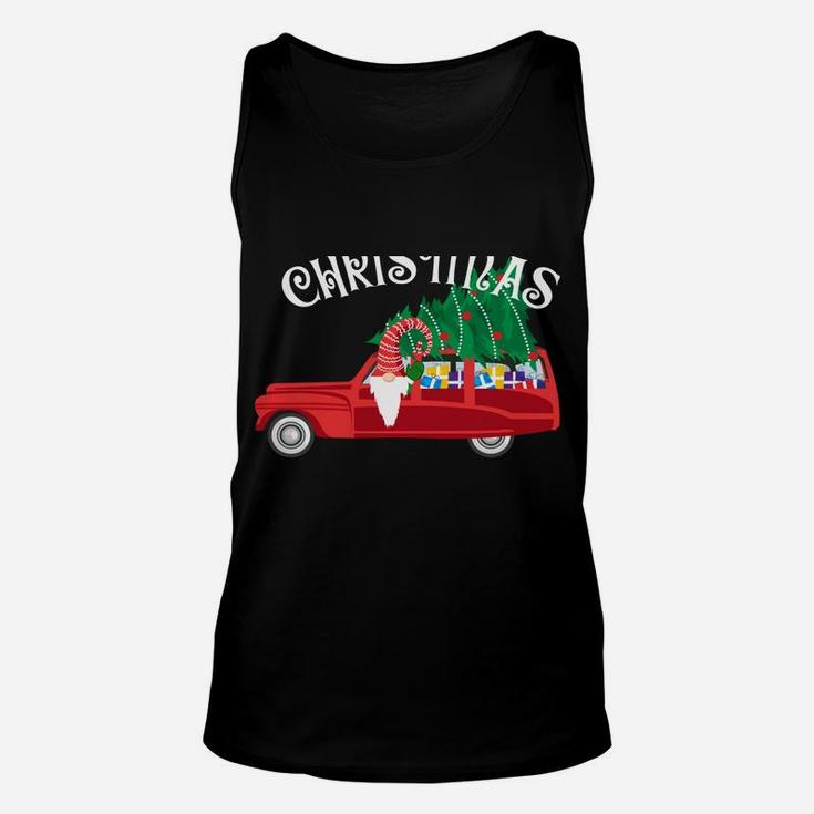 I'll Be Gnome For Christmas Shirt Cute Gnome Pun Holiday Tee Unisex Tank Top