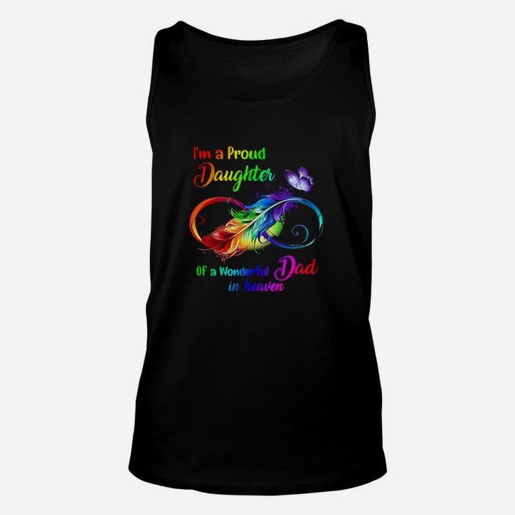 I'm A Proud Daughter Of A Wonderful Dad In Heaven Unisex Tank Top