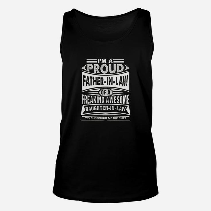 Im A Proud Father In Law Of A Freaking Awesome Unisex Tank Top