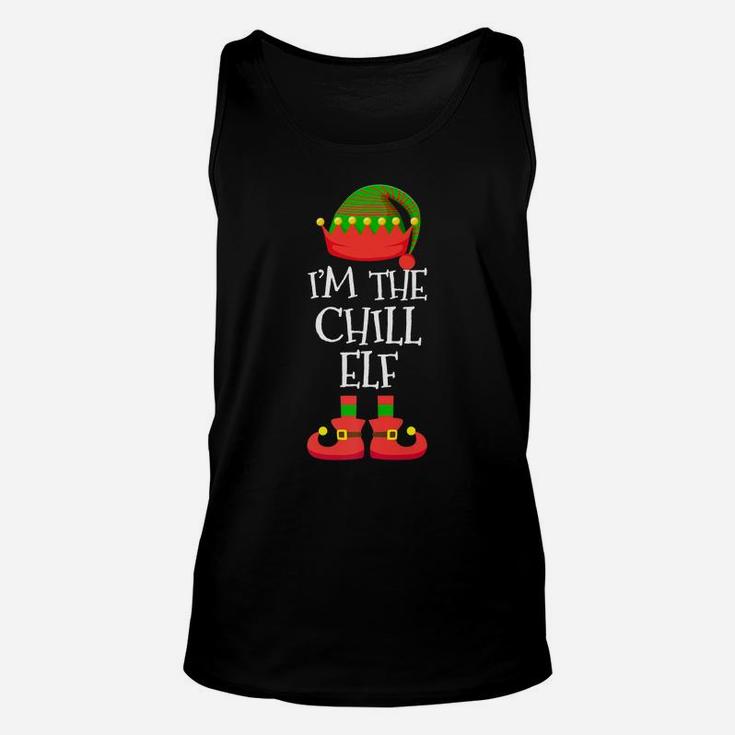 I'm The Chill Elf Tee Christmas Xmas Funny Elf Group Costume Unisex Tank Top