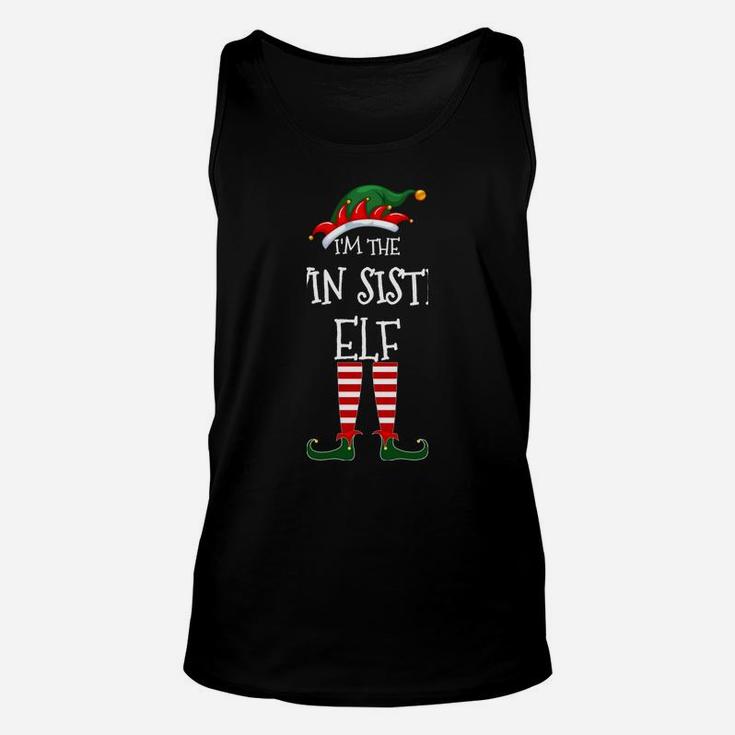 I'm The Twin Sister Elf Matching Family Unique Group Xmas Unisex Tank Top