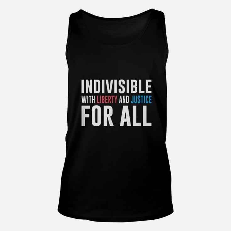 Indivisible With Liberty And Justice For All Unisex Tank Top