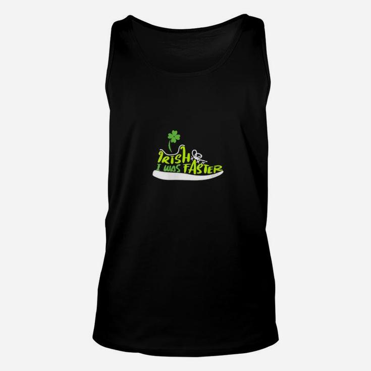 Irish I Was Faster Lucky Shoe Clover St Patricks Day Unisex Tank Top