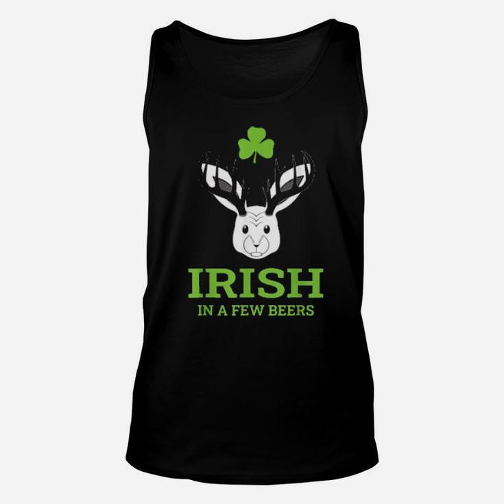 Irish In A Few Beers Bavarian Wolpertinger Beer Pub Outfit Unisex Tank Top