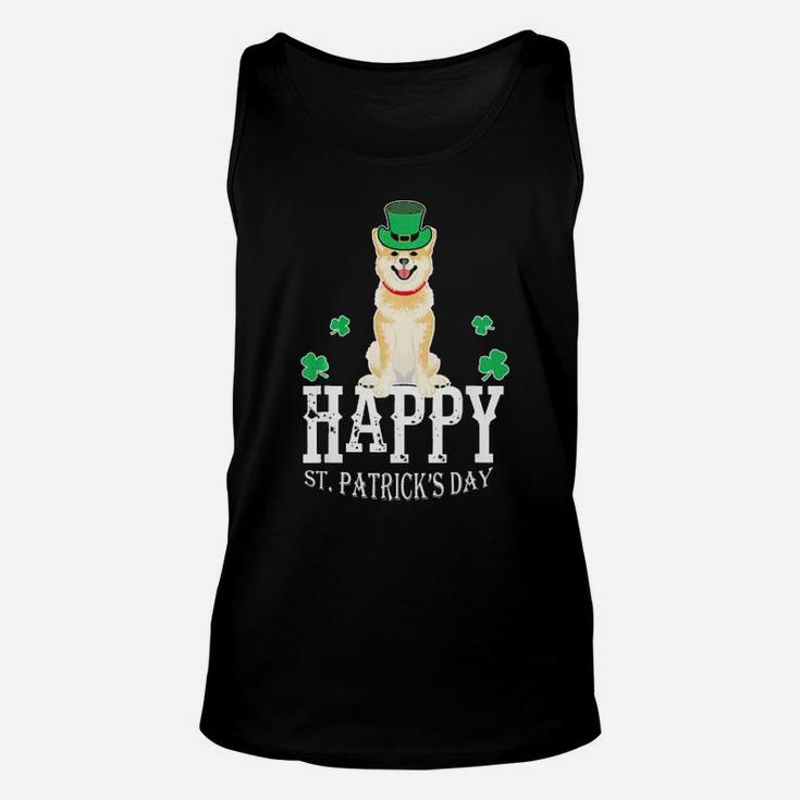 Irish Shiba Inu Happy St Patricks Day Men Women Gift Unisex Tank Top