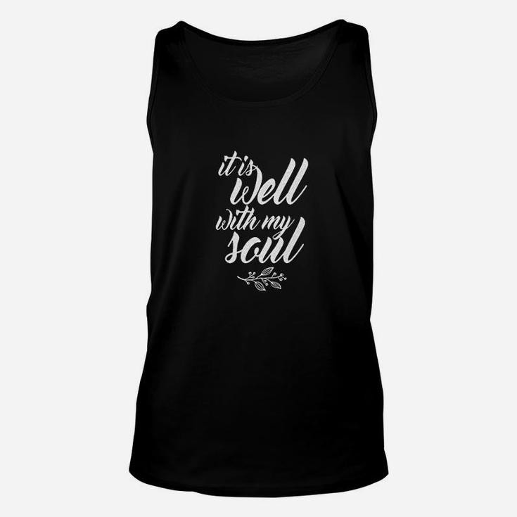 It Is Well With My Soul Blank Unisex Tank Top