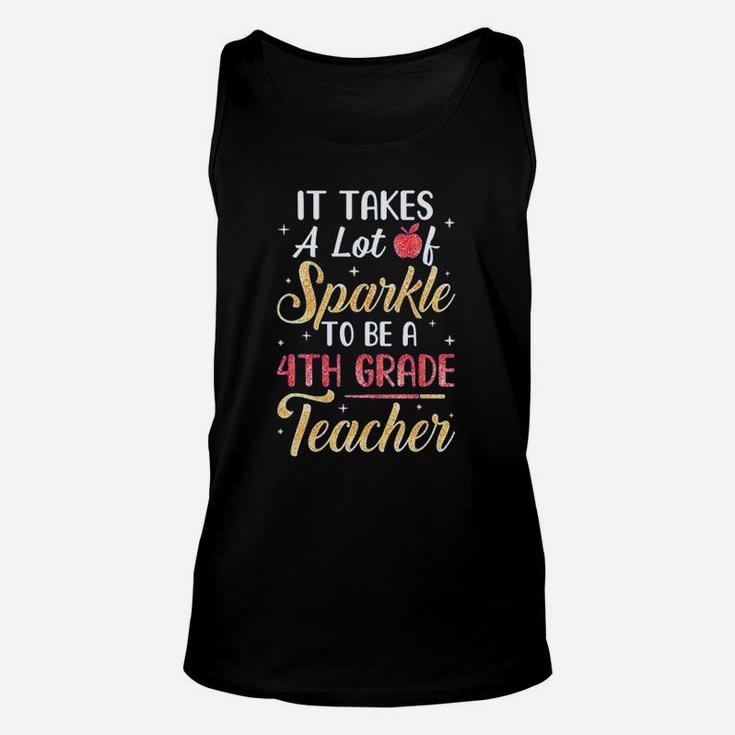 It Takes A Lot Of Sparkle To Be A 4Th Grade Teacher Unisex Tank Top
