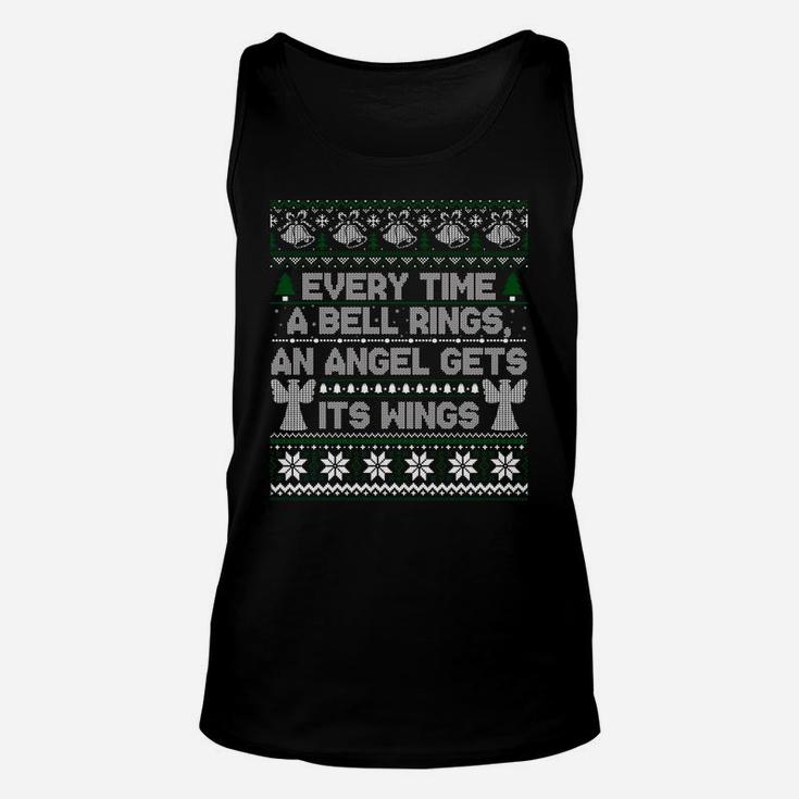 It's A Wonderful Life Every Time A Bell Rings Ugly Sweater Sweatshirt Unisex Tank Top