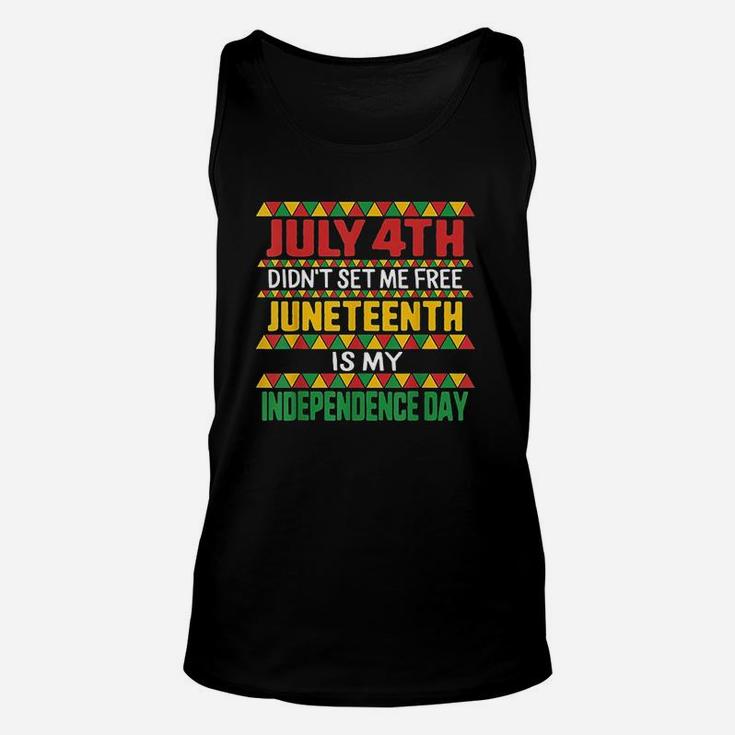 Juneteenth Day Ancestors Free 1776 July 4Th Black African Unisex Tank Top