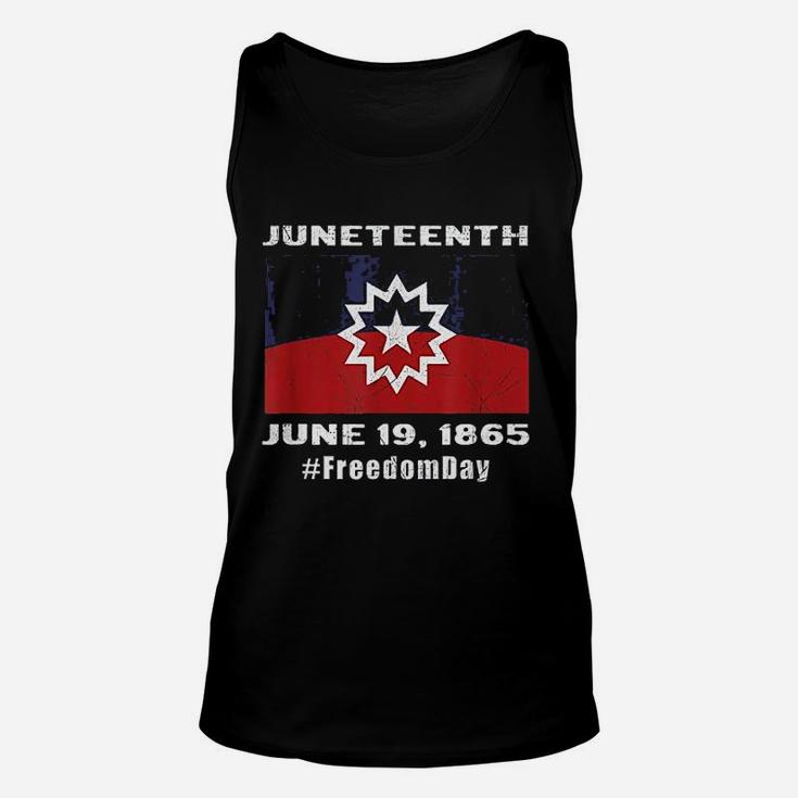 Juneteenth Freedom Day Flag Unisex Tank Top