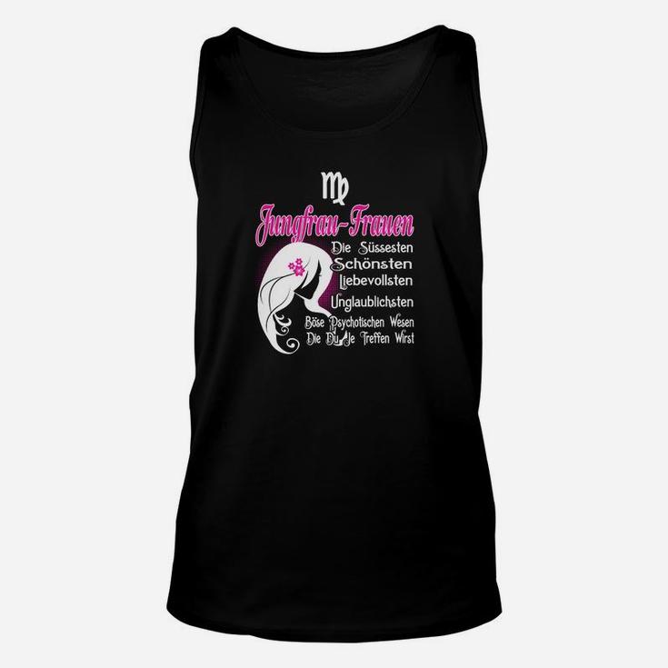 Jungfrau Sternzeichen Unisex TankTop, Geburtstag Design für Frauen