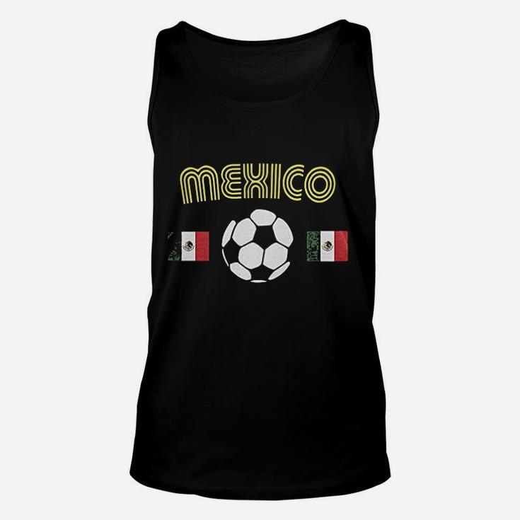 Junior Mexico Soccer Love Mexican Futbol Football Unisex Tank Top