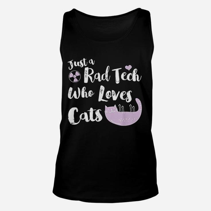 Just A Rad Tech Who Loves Cats Unisex Tank Top