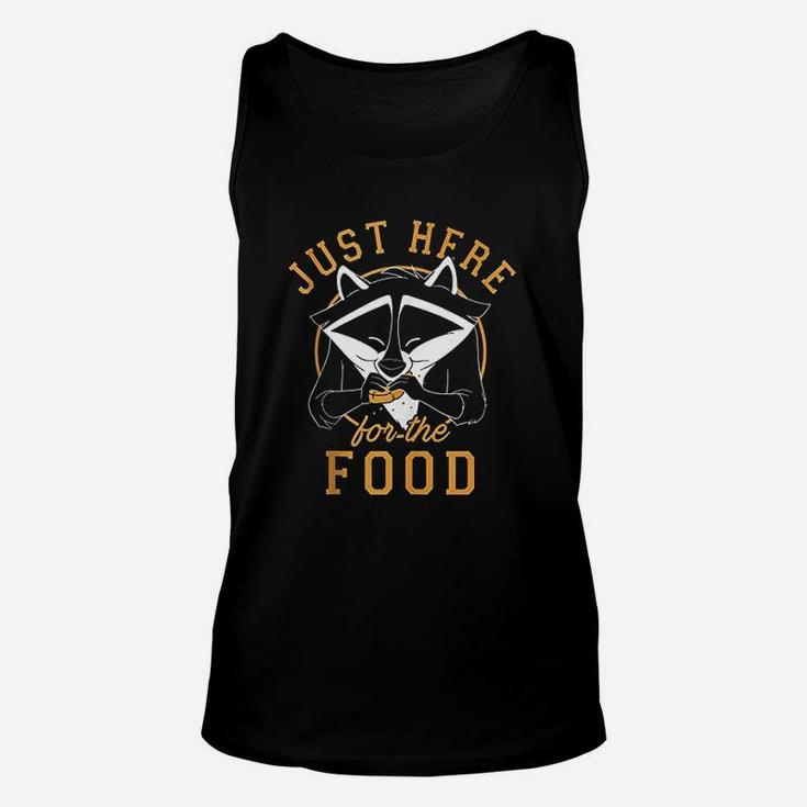 Just Here For The Food Unisex Tank Top