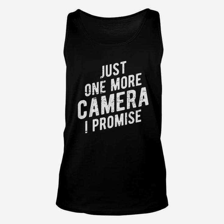 Just One More Camera I Promise Unisex Tank Top
