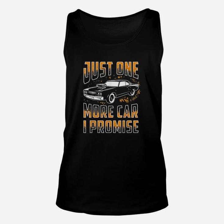 Just One More Car I Promise Shirt Funny Gift For Sports Car Lovers Unisex Tank Top