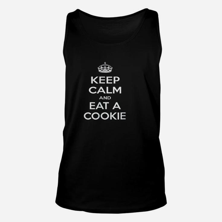 Keep Calm And Eat A Cookie Unisex Tank Top