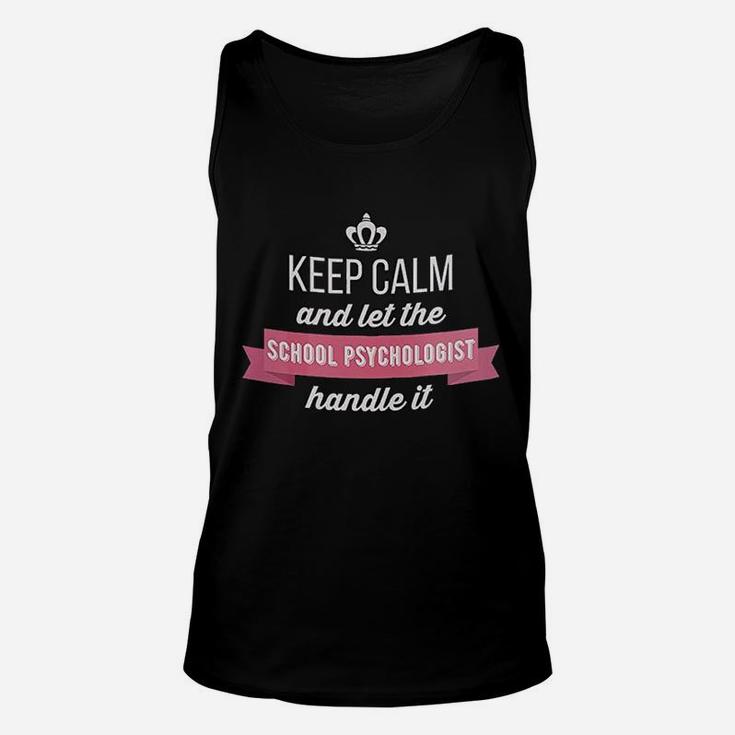 Keep Calm And Let The School Unisex Tank Top