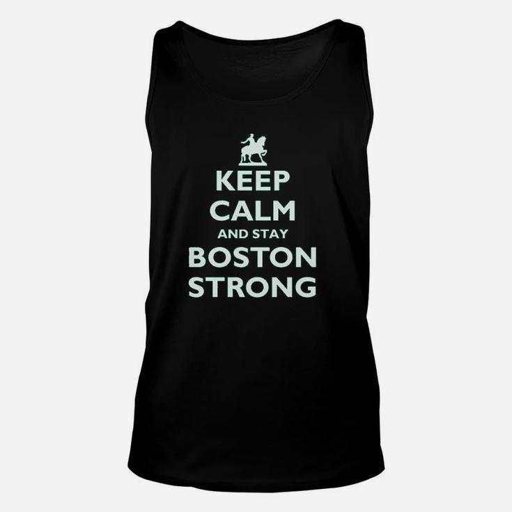 Keep Calm And Stay Boston Strong Unisex Tank Top