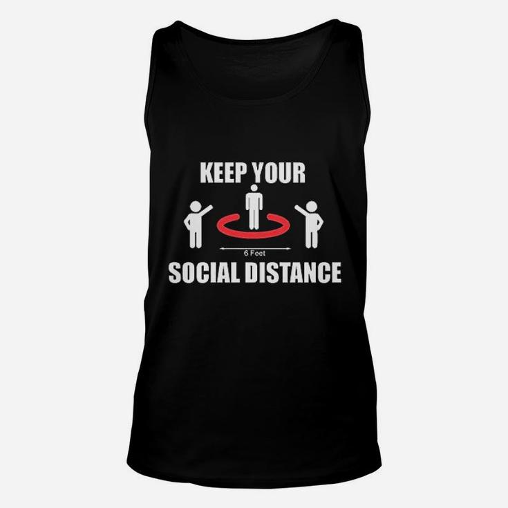 Keep Your Social Distance Unisex Tank Top