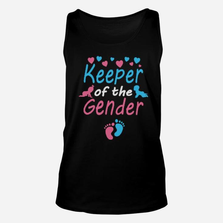 Keeper Of The Gender Pink Or Blue Unisex Tank Top