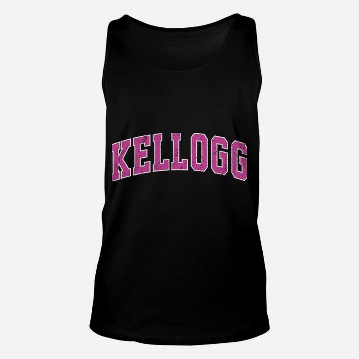 Kellogg Idaho Id Vintage Sports Design Pink Design Unisex Tank Top