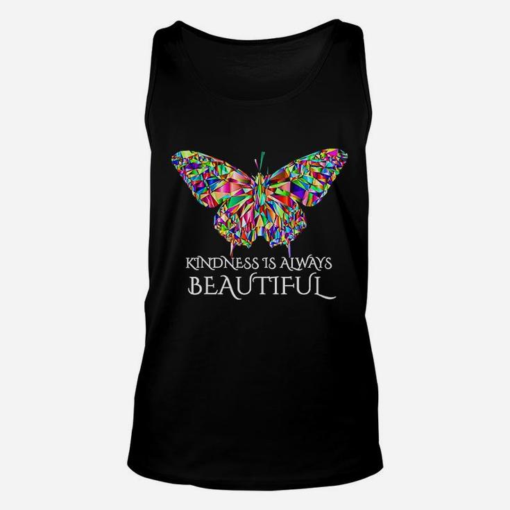 Kindness Is Always Beautiful Butterfly Unisex Tank Top