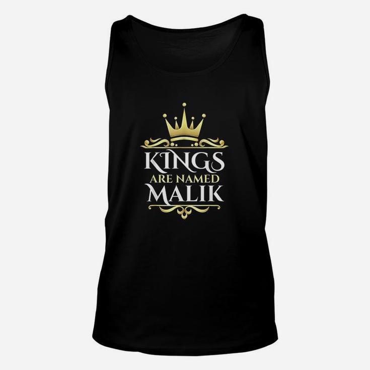 Kings Are Named Malik Unisex Tank Top