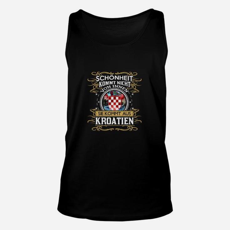 Kroatien Stolz Unisex TankTop, Schönheit aus Kroatien Motiv