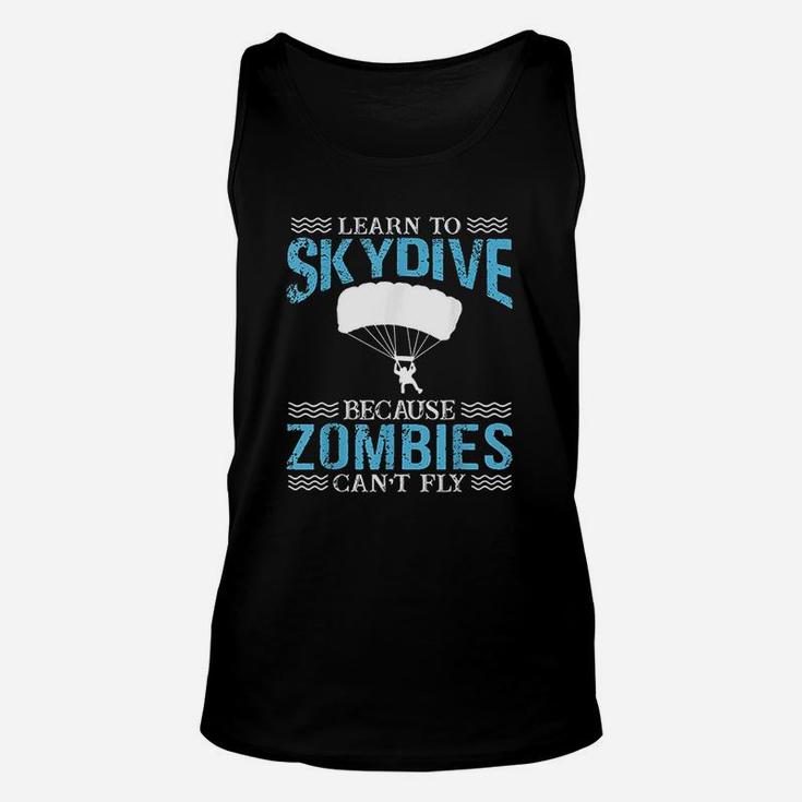 Learn To Skydive Unisex Tank Top