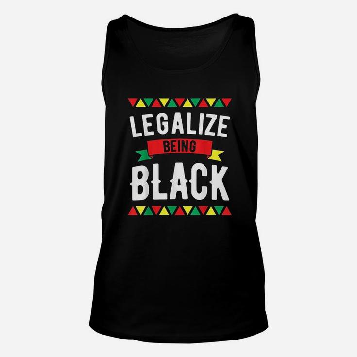 Legalize Being Black Unisex Tank Top