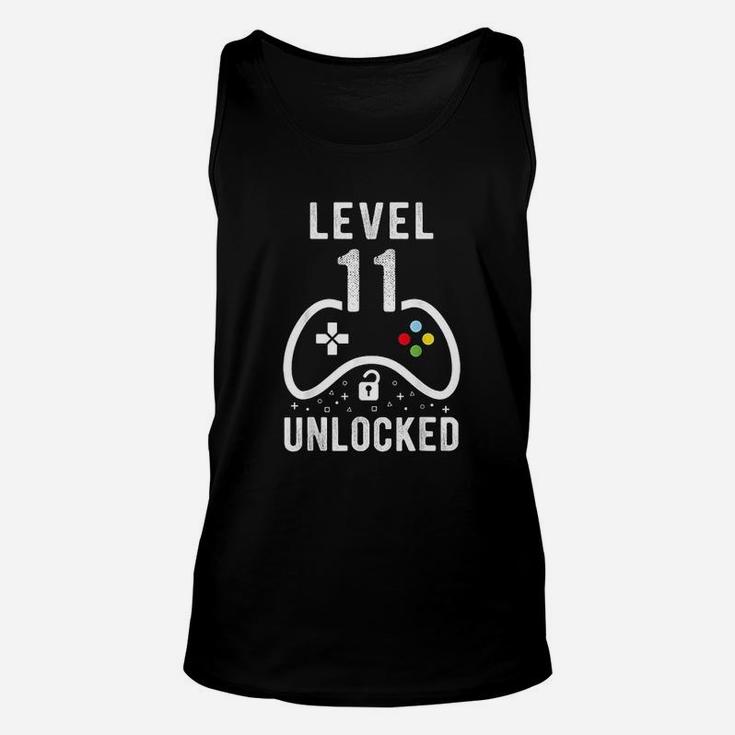 Level 11 Unlocked Video Game 11Th Birthday Unisex Tank Top