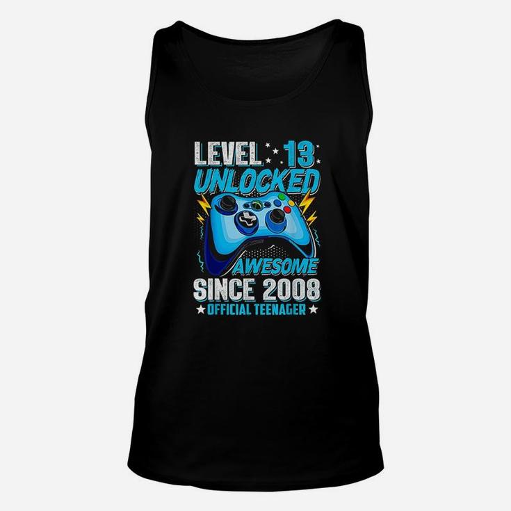 Level 13 Unlocked Official Teenager 13Th Birthday Unisex Tank Top