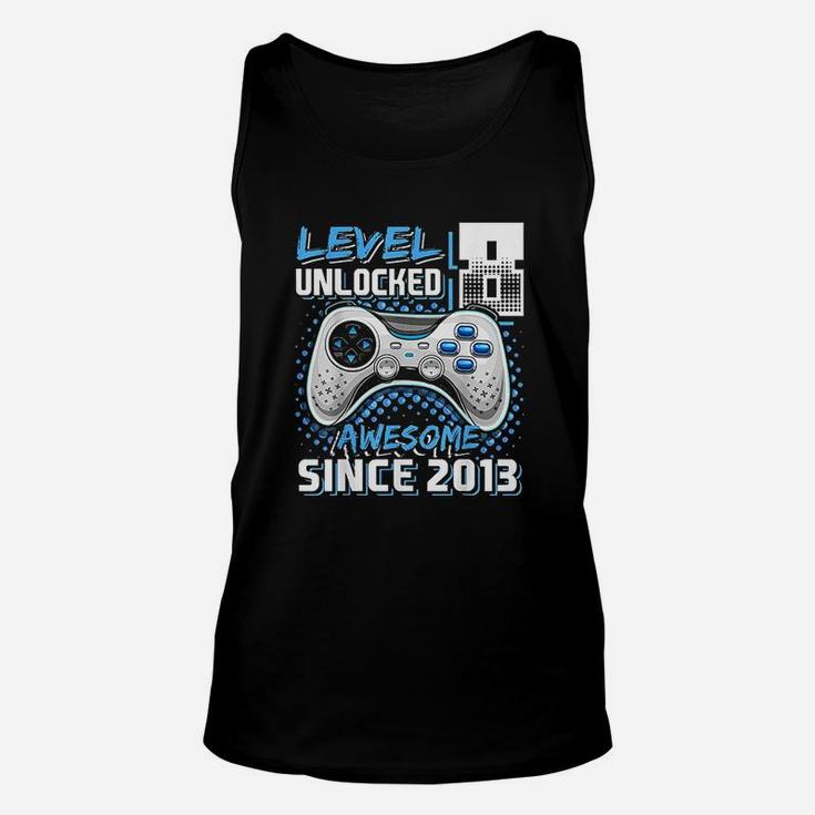 Level 8 Unlocked Awesome 2013 Video Game Unisex Tank Top