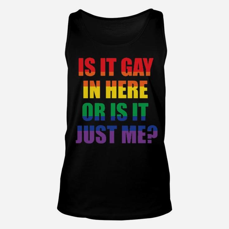 Lgbt Funny Gay Lesbian Pride Rainbow Slogan Gift Unisex Tank Top