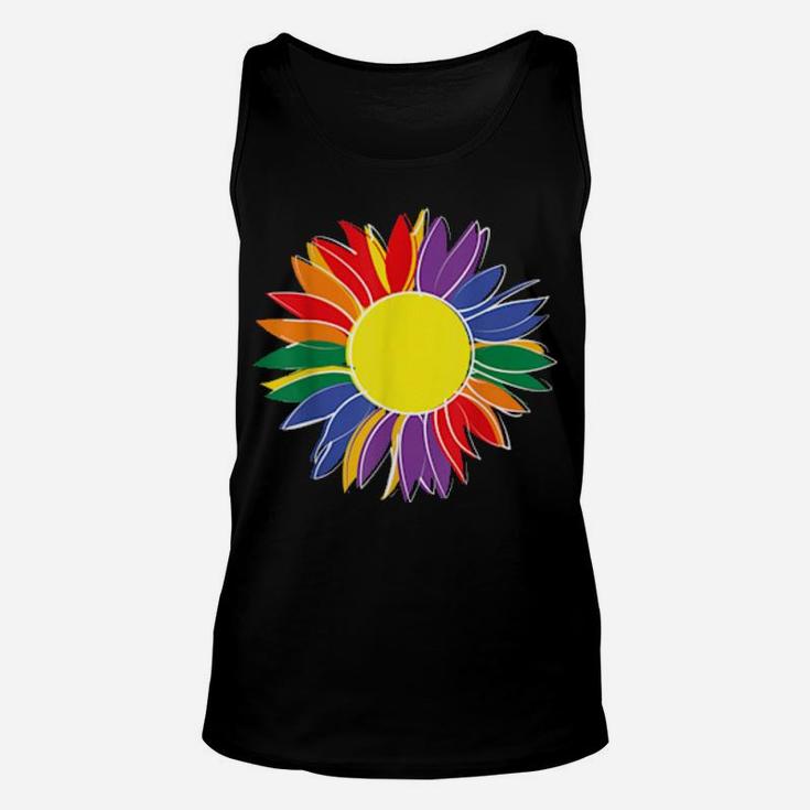 Lgbt Pride Sunflower Gay Love Unisex Tank Top