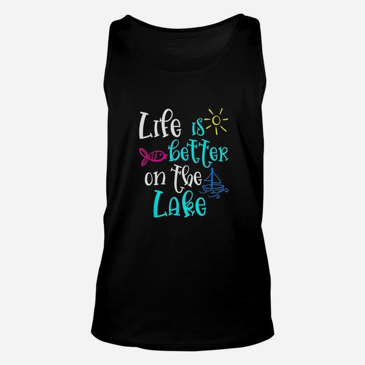 Life Is Better On The Lake Summer Unisex Tank Top