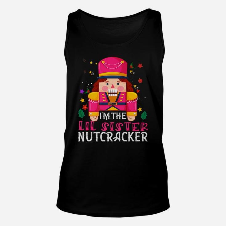 Lil Sister Nutcracker Matching Family Group Christmas Party Unisex Tank Top