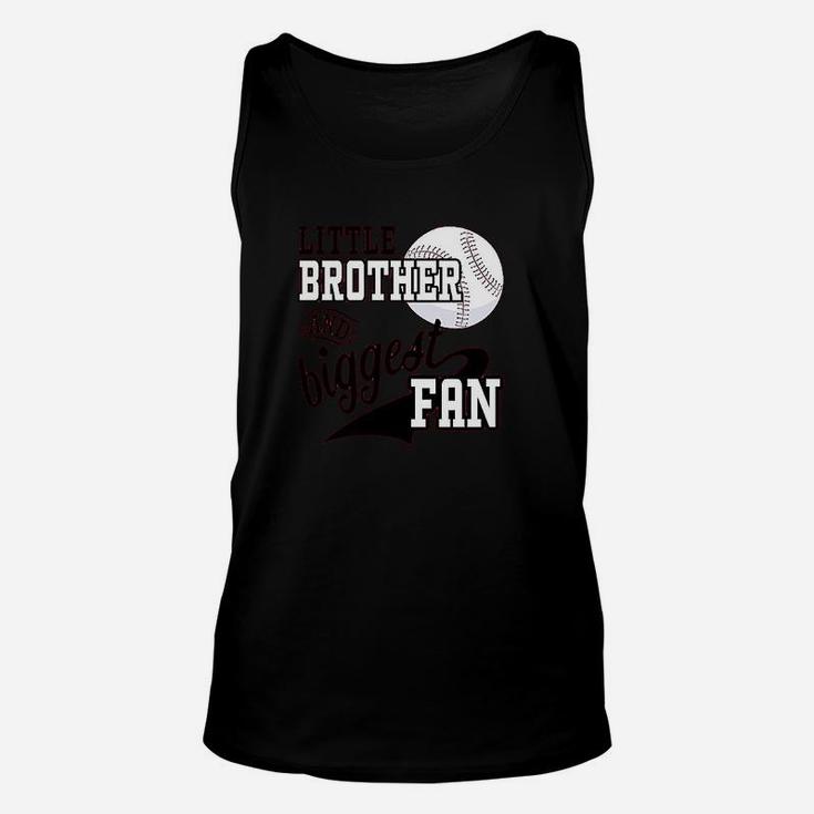 Little Brother And Biggest Baseball Family Fan Unisex Tank Top