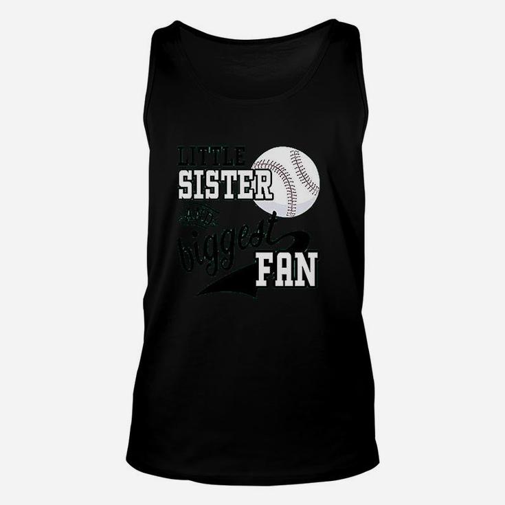 Little Sister And Biggest Fan Unisex Tank Top