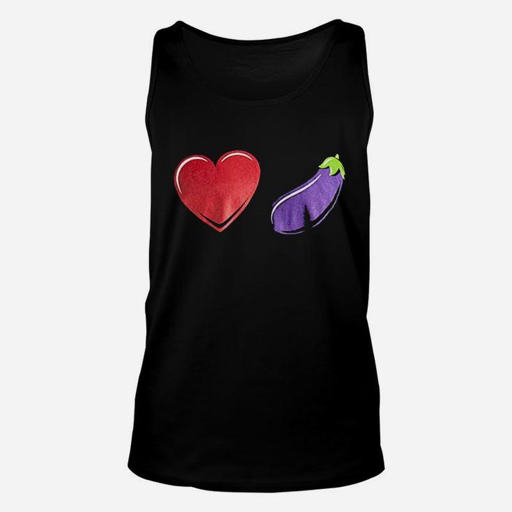 Love Eggplant  Funny Gay Pride Humor Lgbtq Silly Joke For Men Women Unisex Tank Top