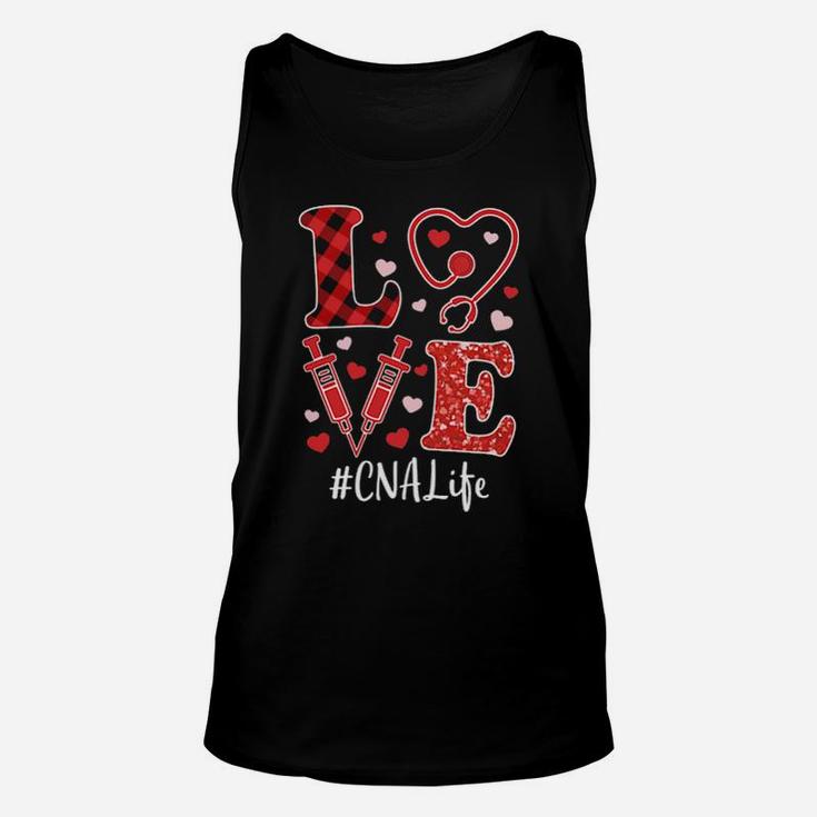 Love Nurse Valentine Cna Life Unisex Tank Top