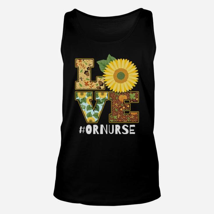 Love Sunflower Or Nurse Birthday Thanksgiving Xmas Unisex Tank Top