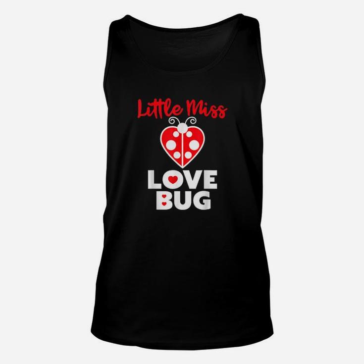 Love Valentines Day Party Matching Cute Bug Heart Ladybug Unisex Tank Top