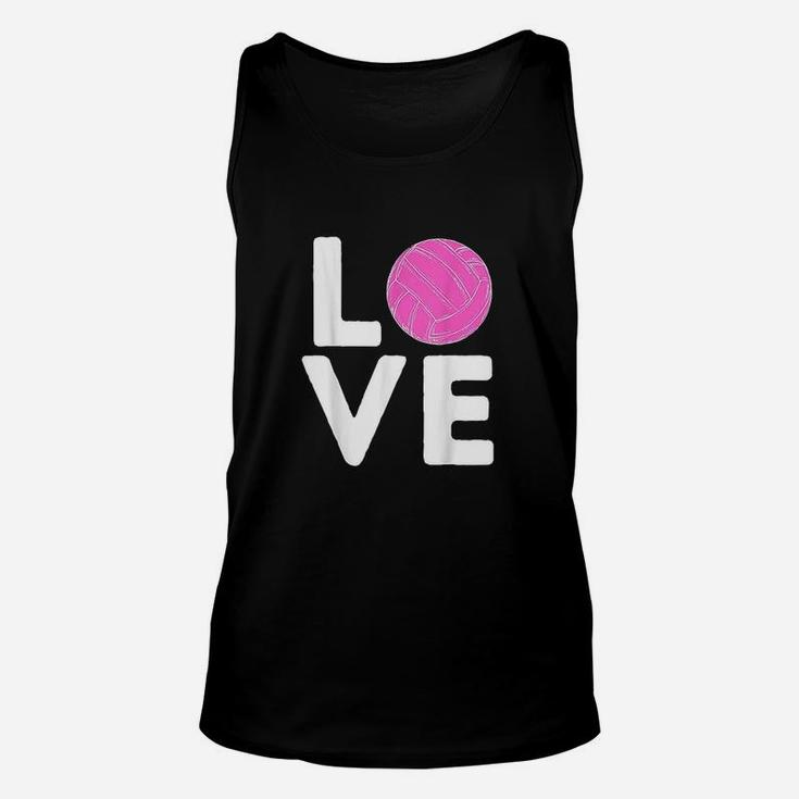 Love Volleyball Lover  Volleyball Player Gift Unisex Tank Top