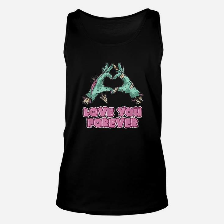 Love You Forever  Heart Unisex Tank Top