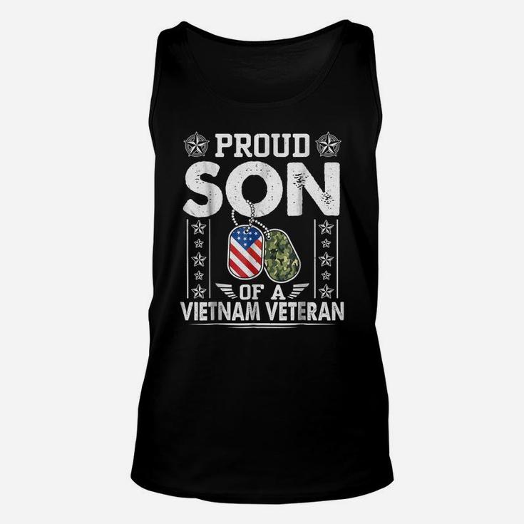 Lovely Proud Son Of A Vietnam Veteran Mom Dad Tshirt Unisex Tank Top