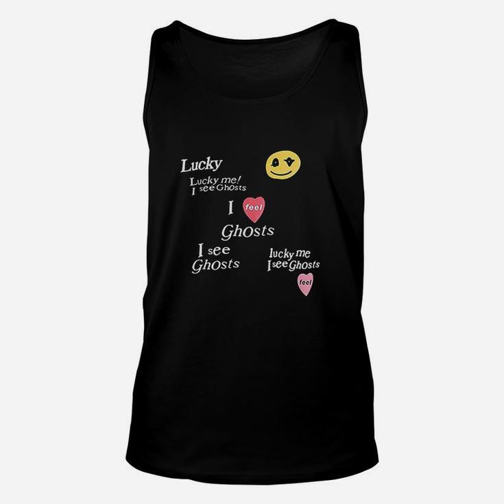 Lucky Me I See Ghosts Unisex Tank Top