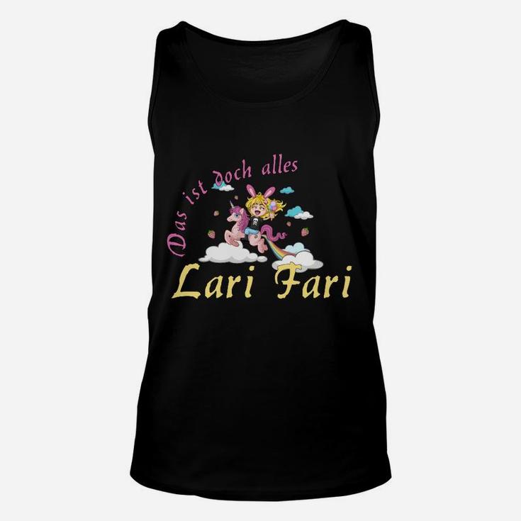 Lustiges Lari-Fari Unisex TankTop mit Comic-Schaf, Spaß-Unisex TankTop für Feste