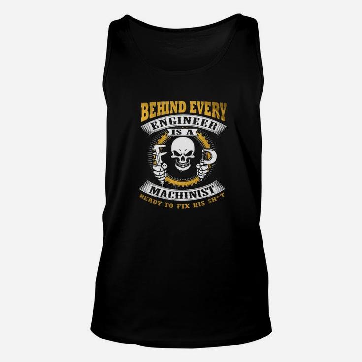 Machinist  Ready To Fix Engineer's Unisex Tank Top